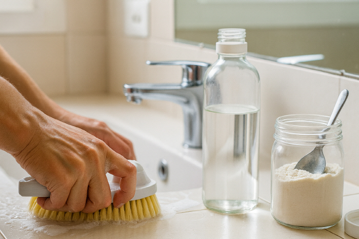 화장실 청소, 힘들이지 않고 하는 방법