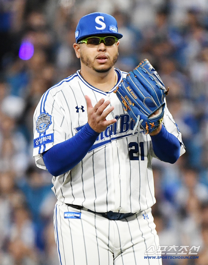 마지막까지 에이스답네! 오승환 떠나는 날, '가을야구 확정' 큰짐 덜어낸 삼성, 사령탑도 환한 미소 [대구승장]