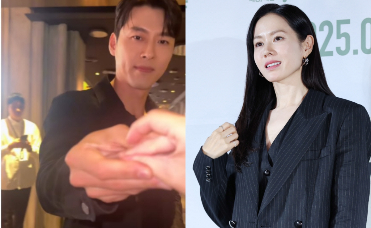 손하트는 아내 전용? 현빈, 팬 하트 철벽 차단에 ♥손예진도 엄지척[SC…