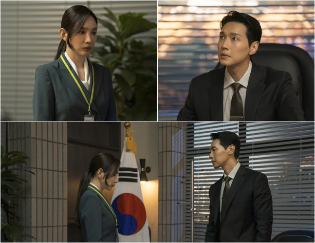 지현우, 이민영 향해 얼음장 시선…‘퍼스트레이디’ 권력 전쟁 서막
