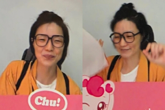 안영미, 子 딱콩이와 인생네컷 도전..."아직 무리였나보다"