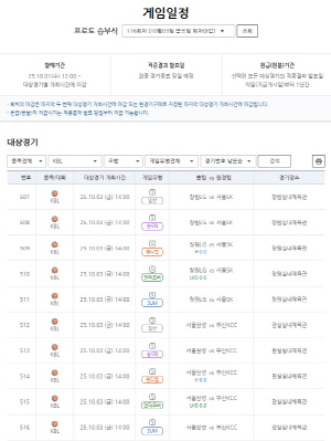 'KBL 2025~2026시즌 개막' 프로토승부식 116회차 발매…LG-SK, 삼성-KCC전 대상 3일 오후 2시까지