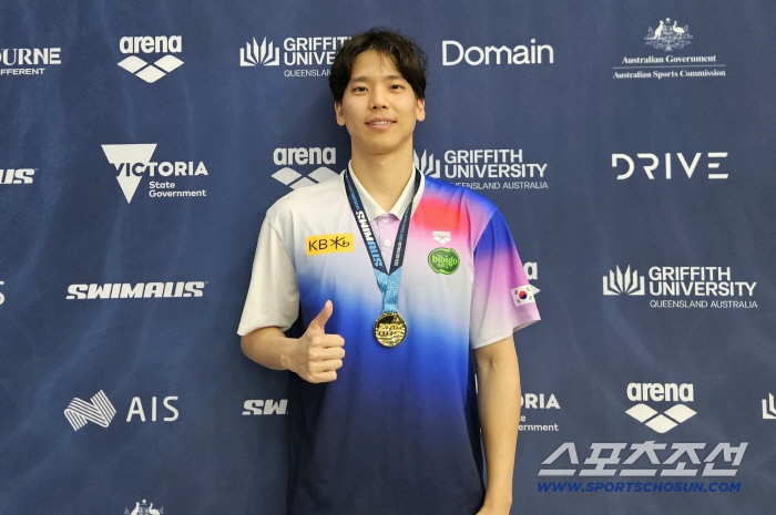 男배영간판 이주호,호주쇼트코스 배영200m '한국新'금메달 쾌거!"롱코스 기록단축도 기대감↑"[오피셜]