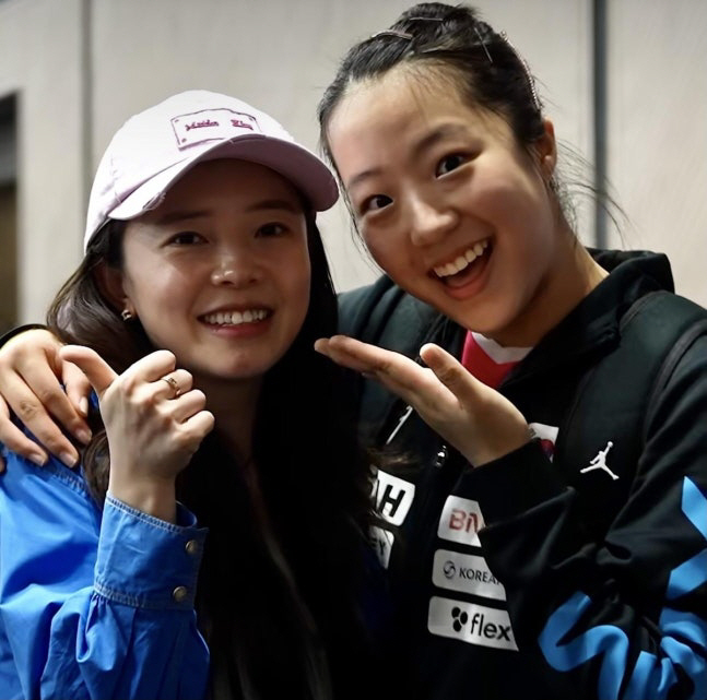 "中서 만리장성 넘고,女단식 첫 스매시 4강" '국민삐약이'신유빈의 탁구…