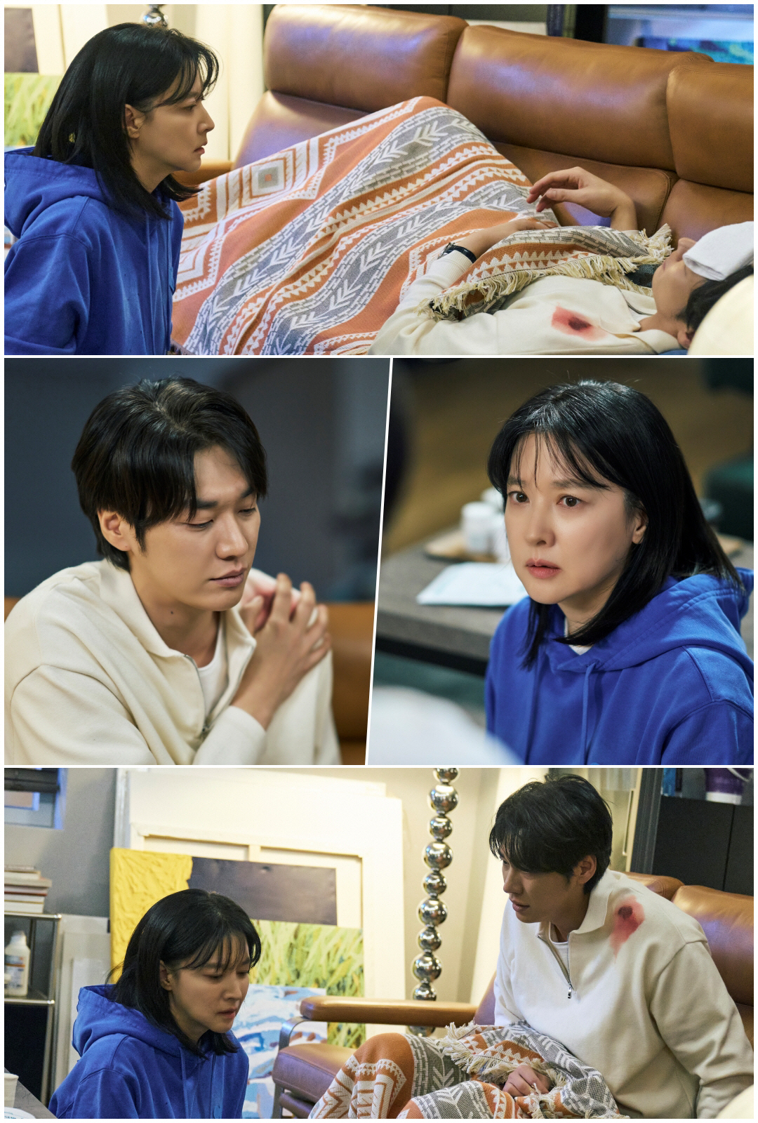 이영애, 괴한 습격 후 커진 파장…피투성이 김영광 간병 포착('은수 좋은…