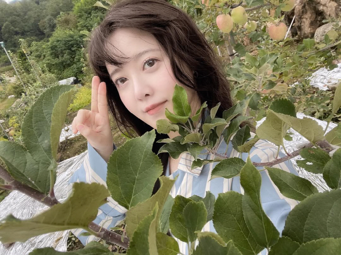 원조 얼짱 구혜선, 사과밭서 뽐낸 ‘상큼 미모’..40대인데 20대 같아…