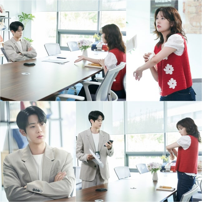 최우식vs정소민, 달콤살벌 협상 시작됐다…‘우주메리미’ 비즈니스 협상 포…