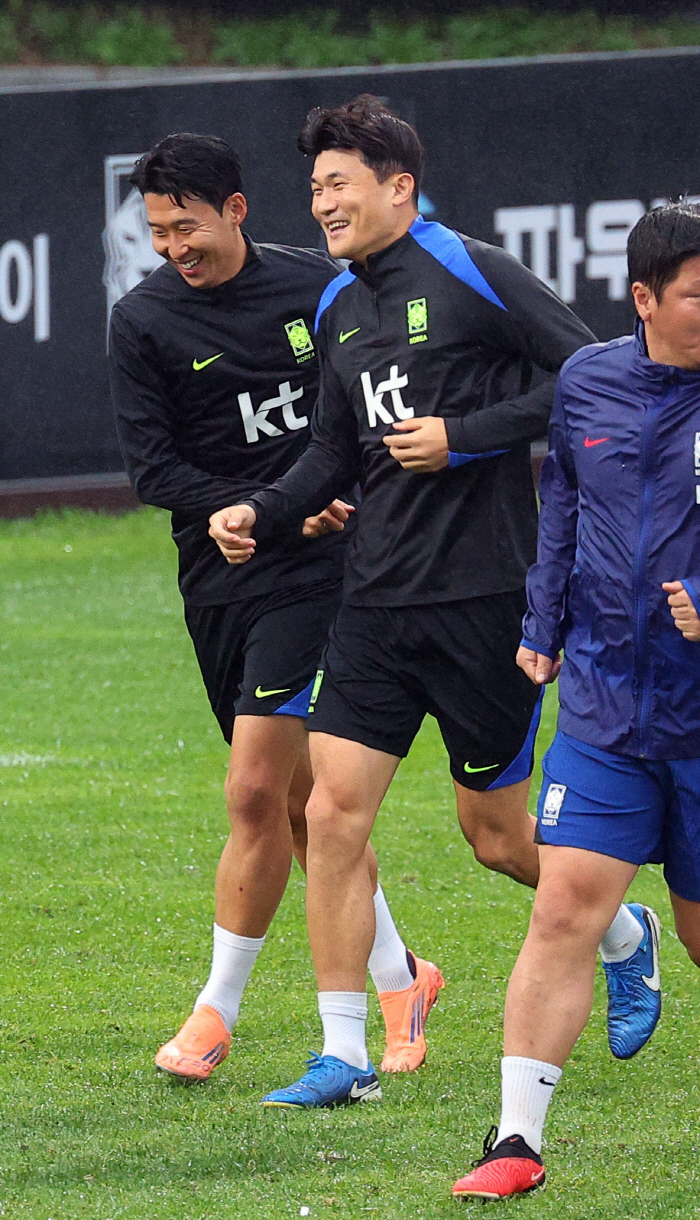 [현장에서]'부상 우려' 김민재 정상 훈련, 손흥민→이강인 별도 프로그램 진행…황희찬 종아리 불편감 '걱정'