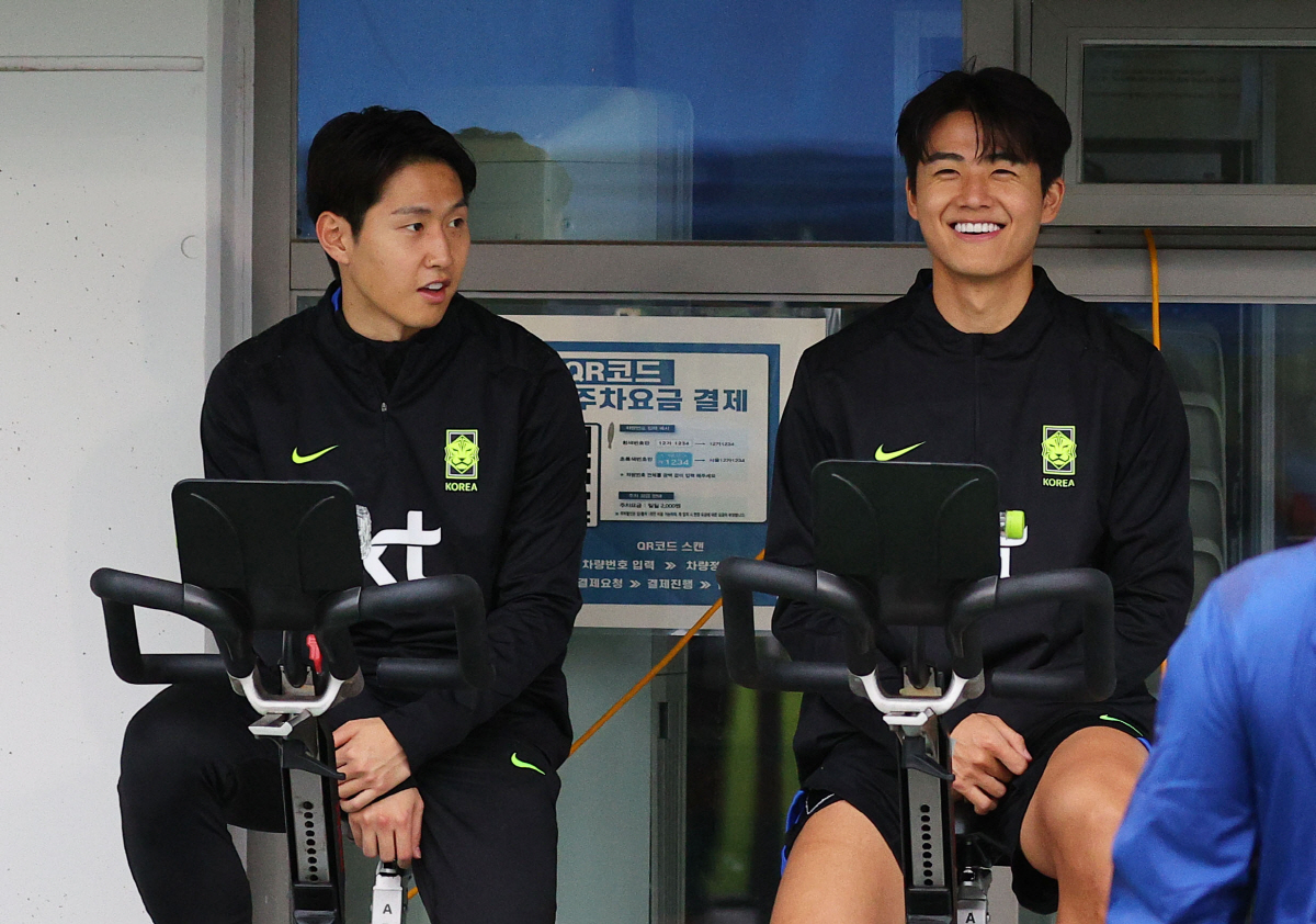 [현장에서]'부상 우려' 김민재 정상 훈련, 손흥민→이강인 별도 프로그램…