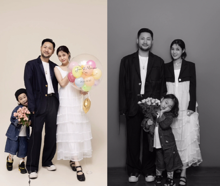 미쓰라♥권다현, '상위 7% 아들' 자식농사 성공...가족사진 공개 "잘…