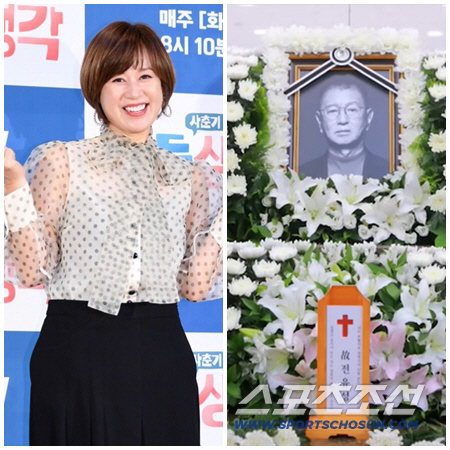 박미선, '암 투병' 중에도 故전유성 면회갔다 "성경책 줬지만 호흡 가빠…