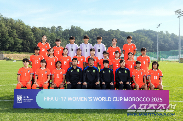 "'캡틴'김한아X'신동★'한국희X'15세'우서연" 女 U-17대표팀,모로코월드컵 출국[오피셜]