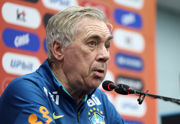 [현장인터뷰]'백전노장' 안첼로티 평가 "韓 수비 압박과 역습 좋다…브라질, 목표는 챔피언"(일문일답)