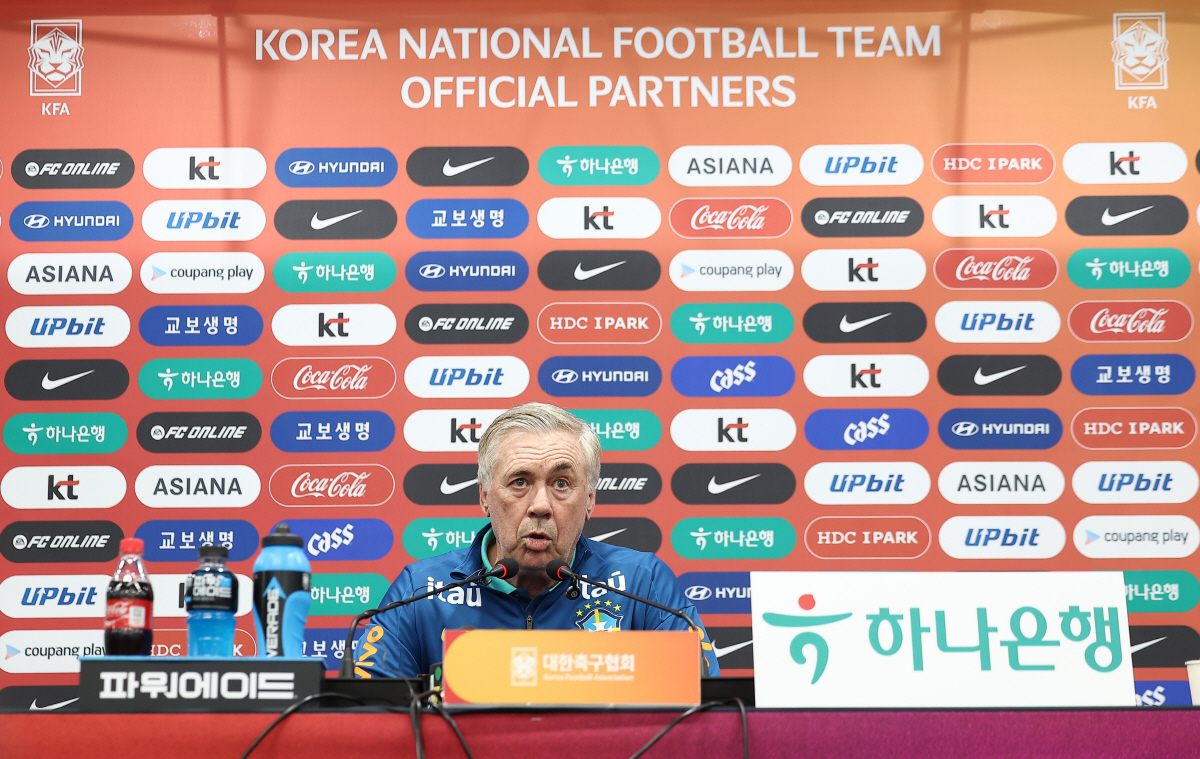 [현장인터뷰]'백전노장' 안첼로티 평가 "韓 수비 압박과 역습 좋다…브라…