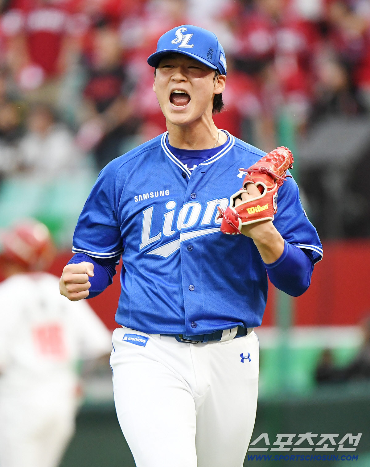 [포토] 이호성, 가을 야구의 소방수 등장!