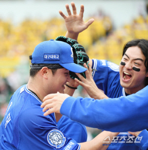 벼랑 끝 오기자극, 박진만 감독의 '최원태 사용법' 대성공, '1차전 승리 70억 FA 부활' 다잡았다[준PO1]