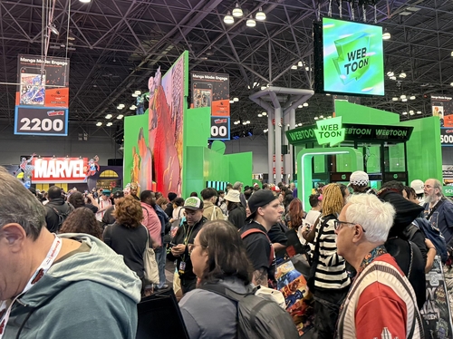[르포] 美대중문화 변방 머물던 웹툰, 뉴욕코믹콘서 존재감 '뿜뿜'