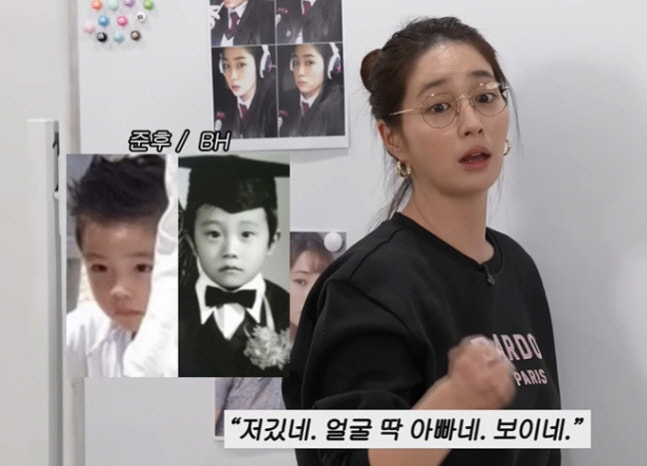 "이민정 아들 준후, 진짜 잘생겼다"...손연재도 깜짝 놀란 11세 비주…
