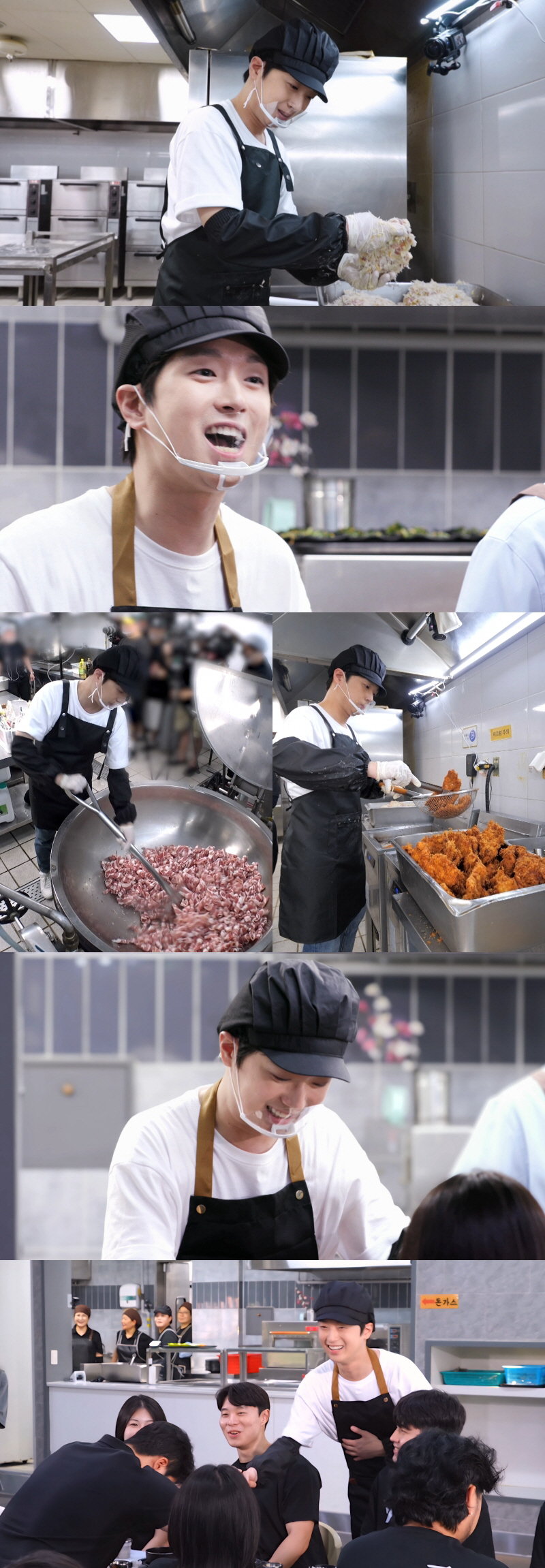이찬원, 파도 파도 미담만…모교 후배들 위해 250분 대용량 요리 도전(…