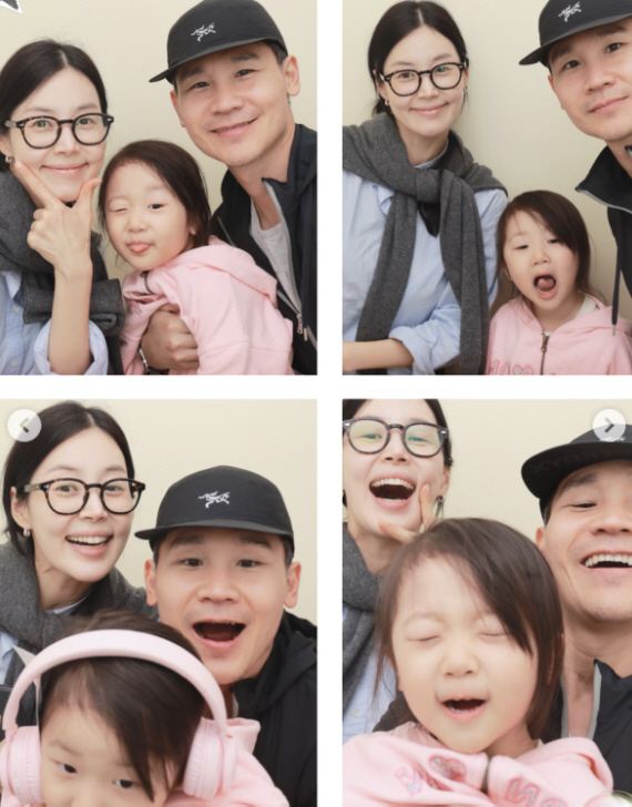 '검사♥' 한지혜, 결혼 10년만에 행복 이뤄냈다...'닮은꼴 가족사진'…