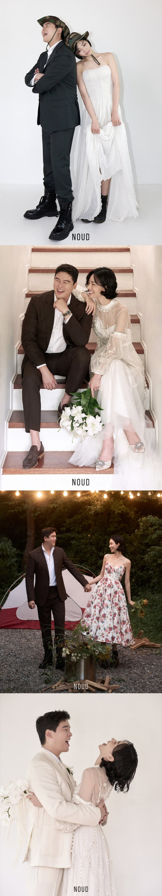 이장우, ♥조혜원 꼭 끌어안고 찍은 웨딩 화보.."결혼합니다"
