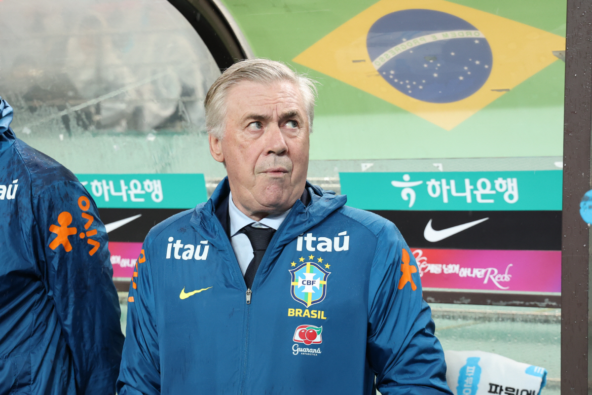[브라질전 현장인터뷰]'오대영' 안첼로티, "한국이 0-5로 대패한 이유…