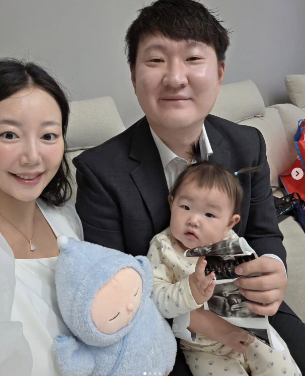 15기 옥순♥광수, 둘째 임신 발표 "곧 출산, 연년생 딸랑구 자매맘"