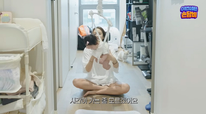 손담비, 6개월 딸 '제2의 김연아'로 키우나...♥이규혁 닮은 '빙상 …