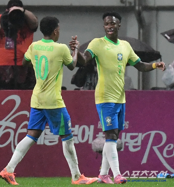 "브라질, 韓 상대로 베스트 가동→70분 이상 소화" '0승' 日 주목…"기본적인 베스트 투입, 일부 변경 가능성"