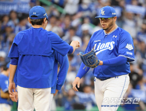 아니 거기서 후라도가 왜 나와? 어? 김성욱 쾅! 9회말 대반전 끝내기! SSG 4-3 삼성 제압 → 1승 1패로 대구행 [준PO2]
