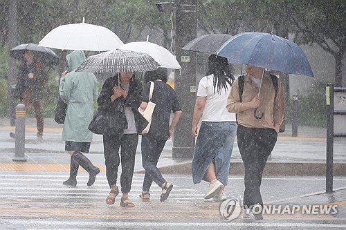 이번주 내내 비…내일까지 서울 최대 50㎜·경기남부 70㎜(종합)