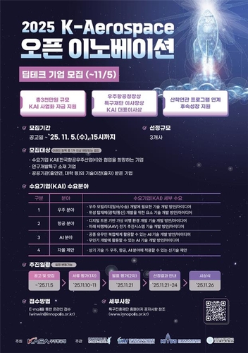 [과학스냅] 우주항공 딥테크 육성 'K-에어로스페이스 오픈 이노베이션'