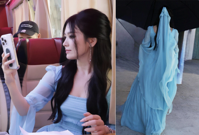 '지니야' 송혜교, 사막의 여신…진짜 매력은 치명적 뒤태