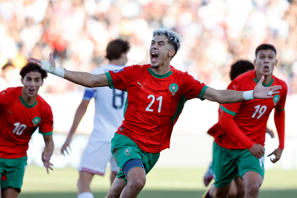 [U-20 월드컵]'한국 울린' 모로코는 역시 강했다, 미국 3-1 꺾고…
