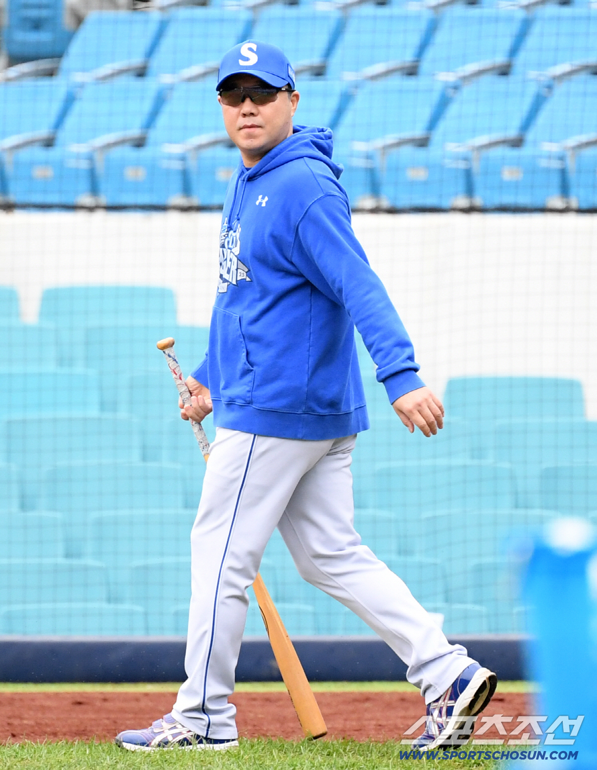 [포토] 박진만 감독 '여유롭게 시작'