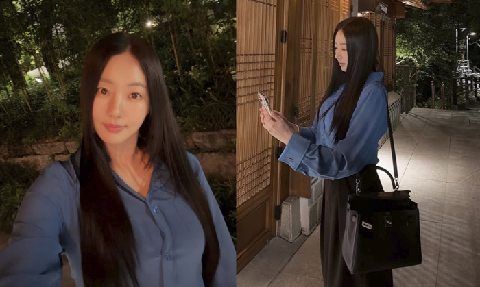 '47세' 김사랑, 173cm·49kg에도 다이어트 선언 "연휴 끝났으니…