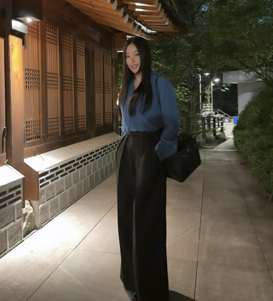 '47세' 김사랑, 173cm·49kg에도 다이어트 선언 "연휴 끝났으니…