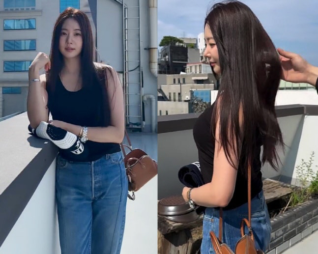 '47세' 김사랑, 173cm·49kg에도 다이어트 선언 "연휴 끝났으니…