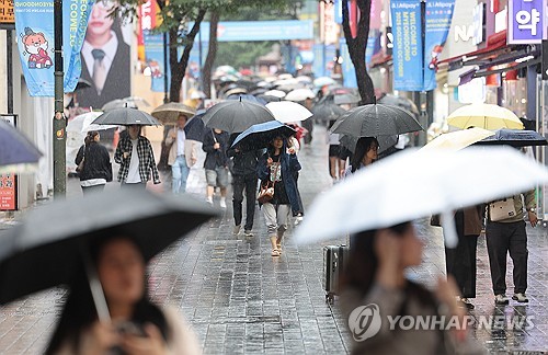 충북 5∼20㎜ 비…낮 최고 22도