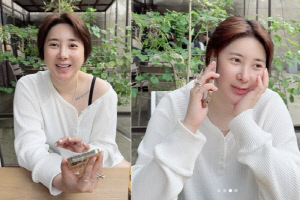 '10kg 찐' 서인영 성수동 포착..동글동글해도 당당한 민낯