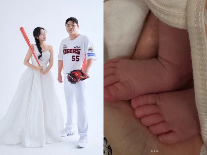 선수♥치어리더 부모 탄생..한준수♥김이서 혼전 출산 발표 "건강히 잘 키우겠다"[공식](전문)