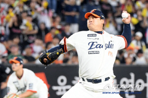 '3이닝 1실점' 류현진도 PO 최종 점검 마쳤다…퓨처스 홈런왕에 적시타 허용