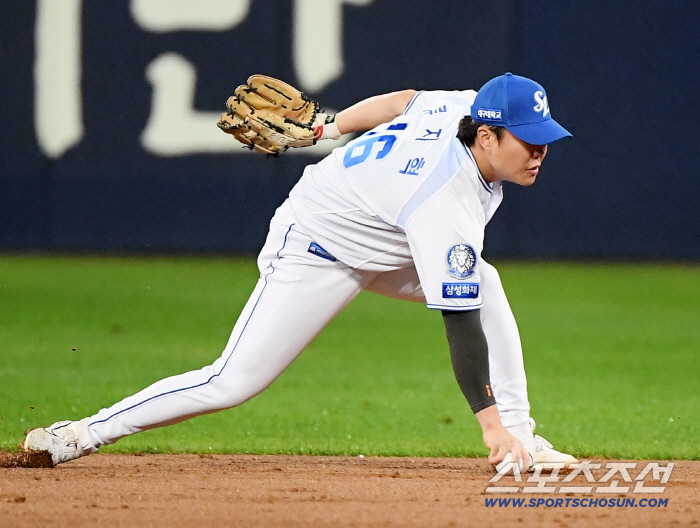 "심판도 물으시더라고요" 에이스 롱런 이끈 '창조병살', 고의낙구? 류지혁에게 물었다[준PO4]