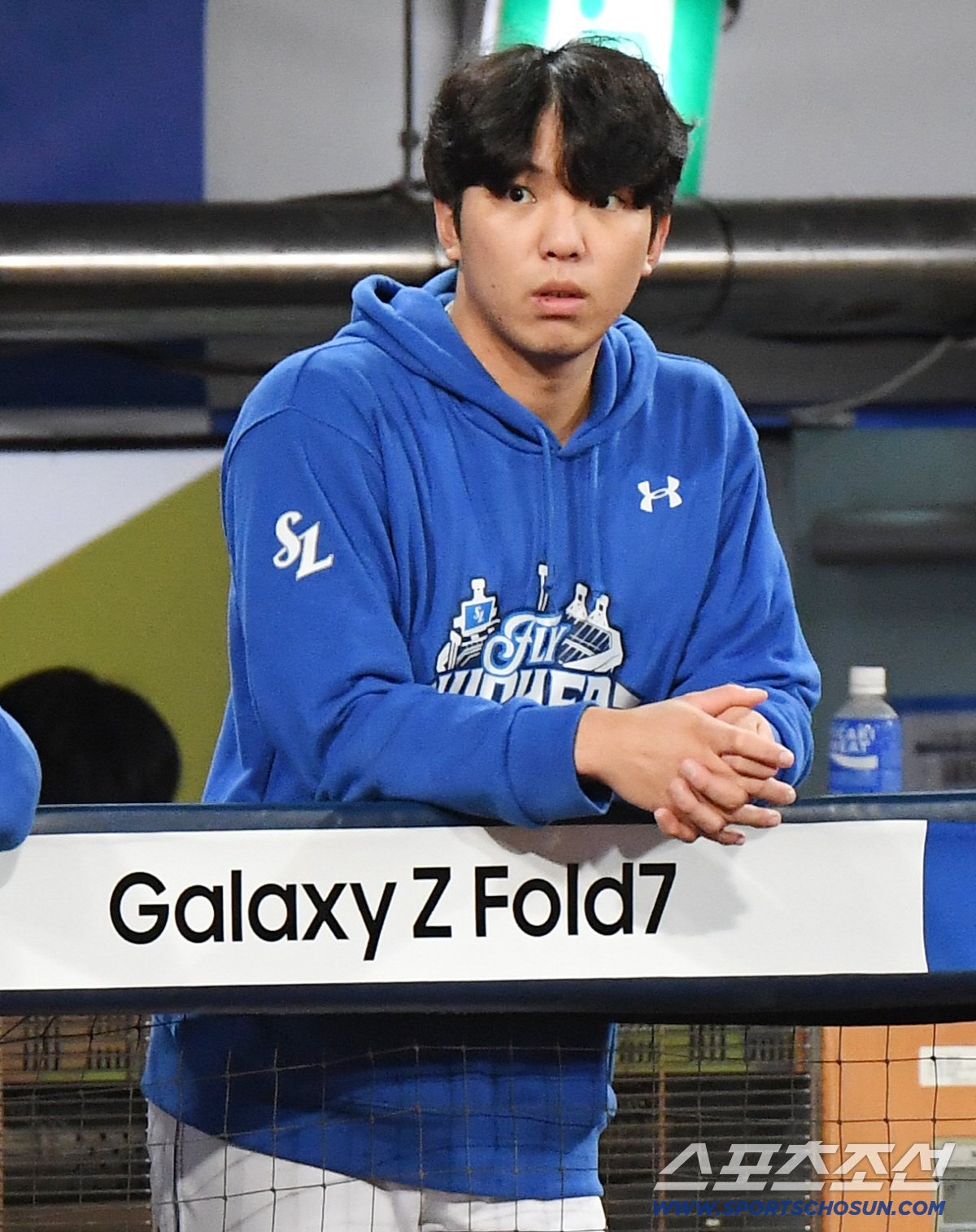 [포토] 허리 부상으로 빠진 김영웅