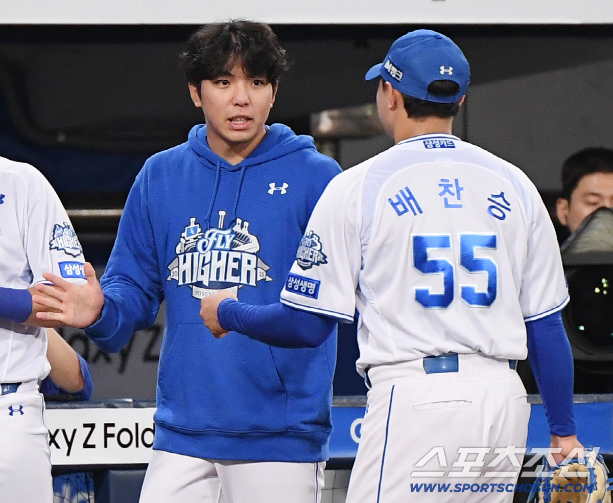 [포토] 김영웅 환영받는 배찬승
