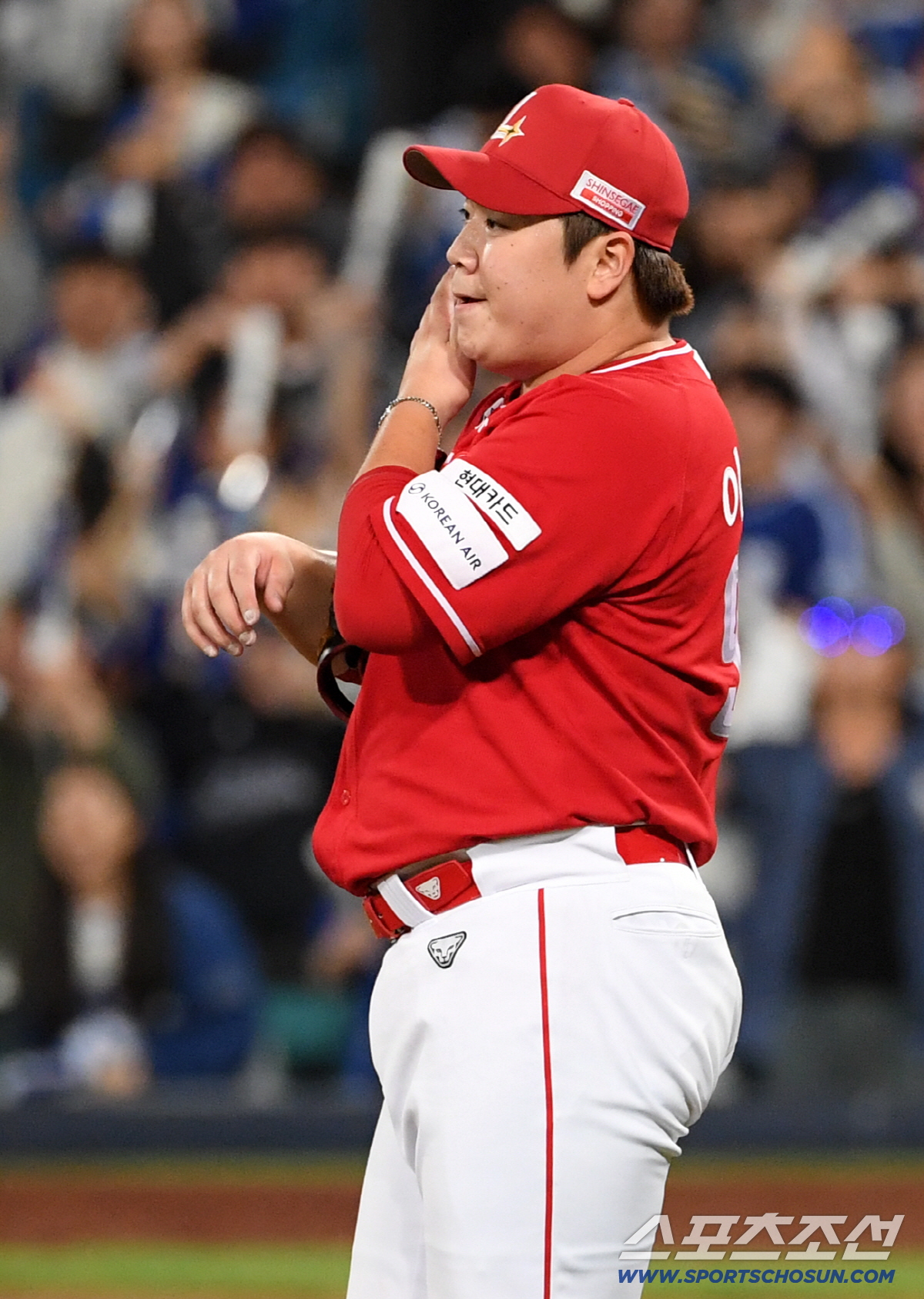 [포토] 이로운 '홈런포에 무너지다'