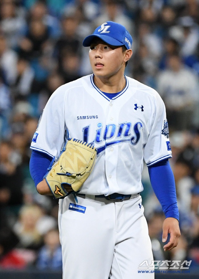 "한화 충분히 이길 수 있다" 업셋 이끈 19살 막내의 패기, 위기의 삼성 살렸다