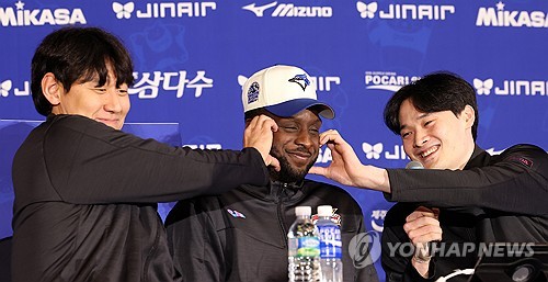 남자 프로배구 '선수가 꼽은' 경계 대상 1호는 한국전력 베논