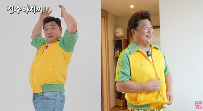 윤정수, 16kg 빼고 지방흡입 부작용 사라졌다 "딱딱했던 배 물렁..1…
