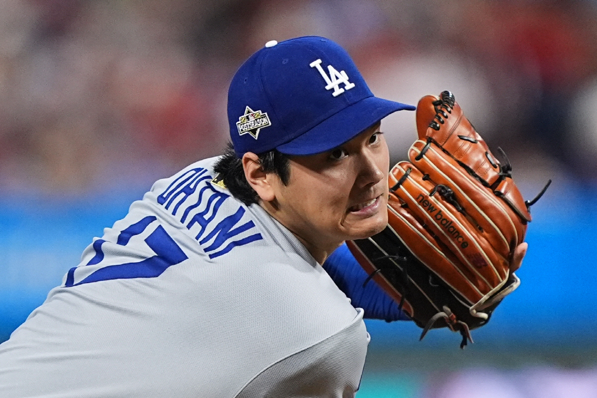 '투수' 오타니 쓰임새 나왔다! NLCS 4차전 선발→7차전 불펜대기..…